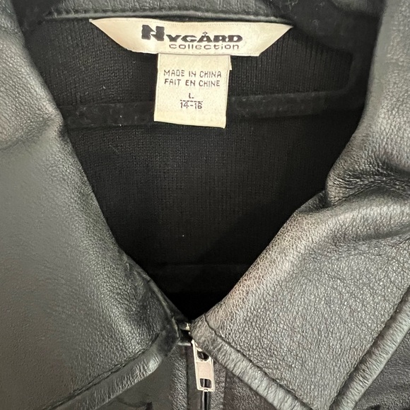 Nygard collection women’s leather jacket sz xl - Picture 6 of 7